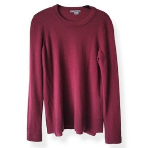Vince Burgundy Cashmere Sweater Women's Size XS